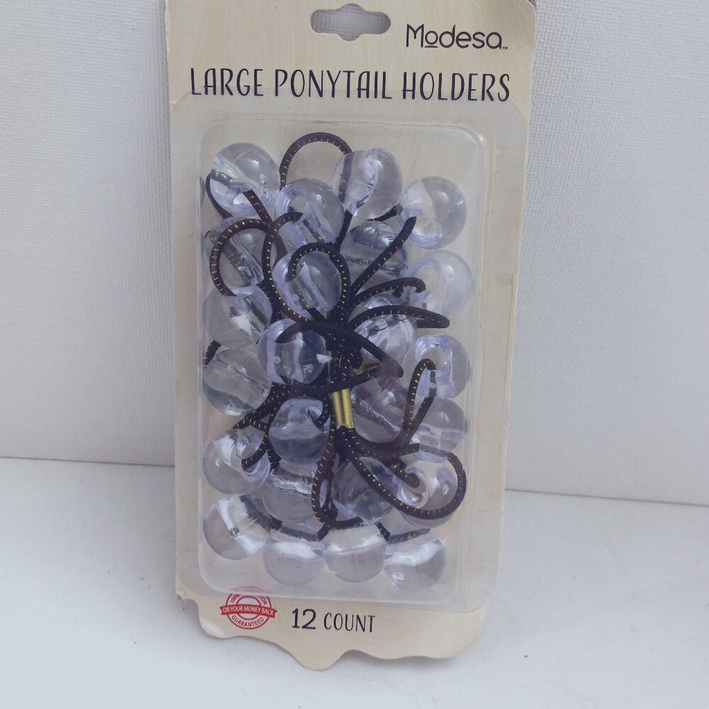 Large Ponytail Holders 12 Count In Original Package Never Opened